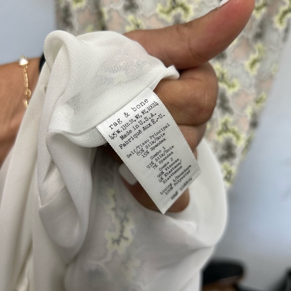 RAG & BONE Cora Printed Silk Halter Maxi Dress - Picture 4 of 5